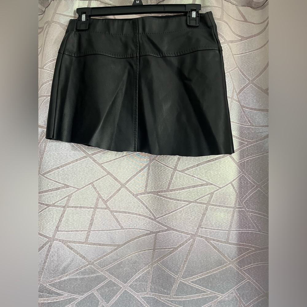 Leather skirt
